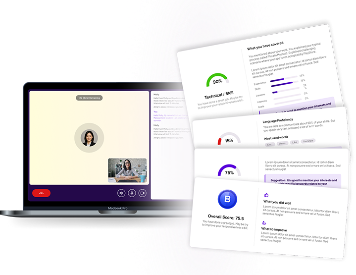 AI Mock Interview Interface